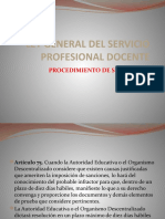 Ley General Del Servicio Profesional Docente Art. 75,76 2016