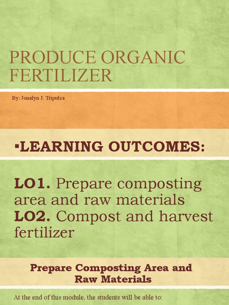 Organic Fertilizer Production Guide | PDF | Soil | Compost