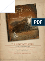 The Return of The King Adnotated Score