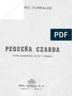 Pedro Iturralde - Pequena Czarda (Alto Sax)