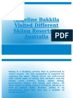 Angeline Bakkila Visited Different Skiing Resorts in Australia