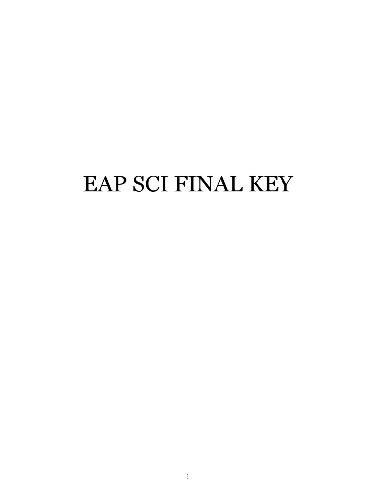 Eap Key Mock Exam 2017 PDF