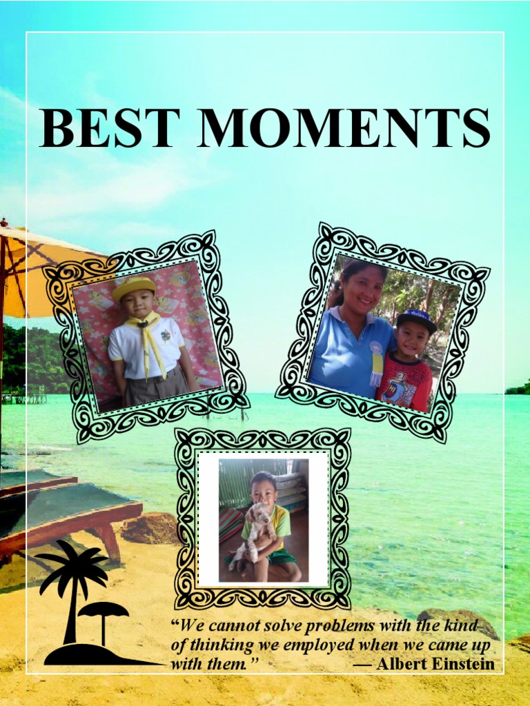 Vacation Scrapbook Template | PDF