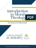 Introduction To Moral Theology