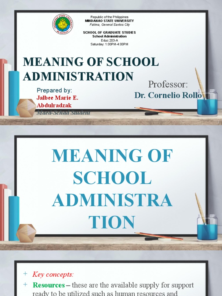 WHAT IS THE MEANING OF SCHOOL ADMINISTRATION IN HINDI visual data 5
