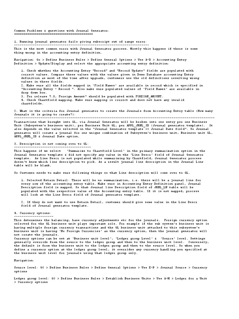 Common problems with jrnl generator pdf database index databases