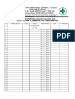 Tabel Hasil Pemeriksaan HB Kelas VII SMP Neg. 2 Sosorgadong