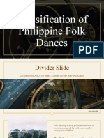 Classification of Philippine Folk Dances