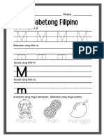 letter tracing alpabeto