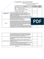 Matriz de Valoración de La Trayectoria Profesional