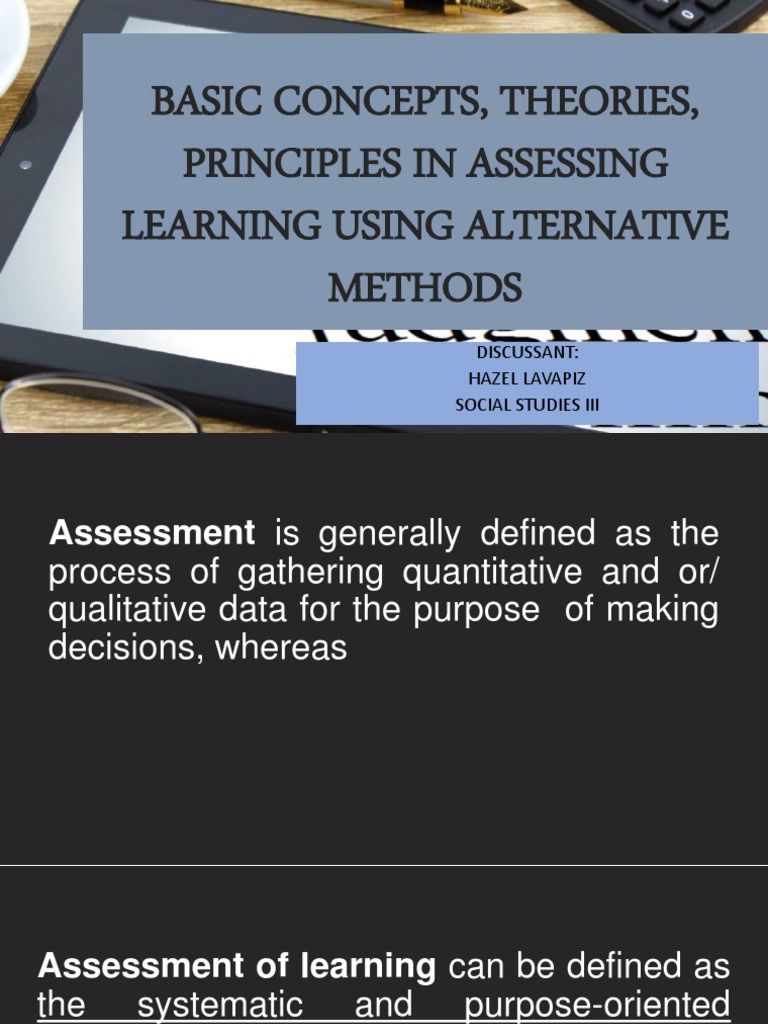 Alternative Assessment in Learning | PDF | Educational Assessment ...