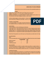 Brealey Principles 14e BYP Ch02C Using Excel To Solve Spreadsheet Questions