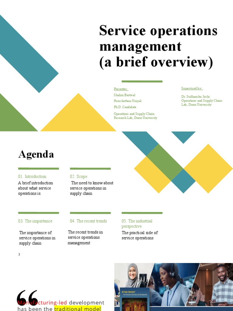 Overview of Service Operations Management | PDF | Operations Management ...