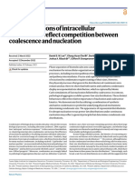 Size Distributions of Intracellular Condensates Reflect Competition Between Coalescence and Nucleation