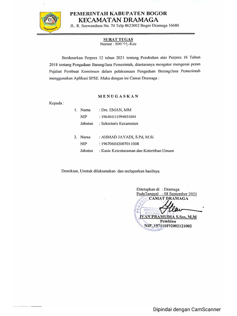 Pejabat pembuat komitmen (PPK) dalam proses penyidikan kejaksaan