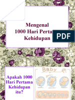 Mengenal 1000 Hari Pertama Kehidupan