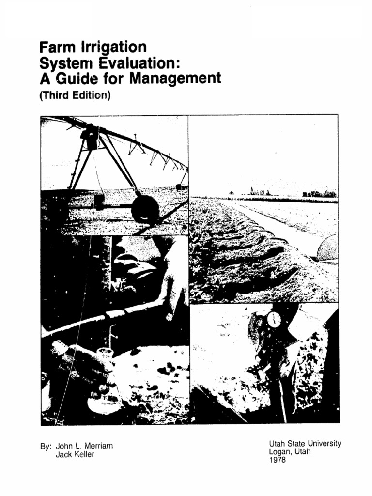 Farm Irrigation System Evaluation PDF Irrigation Soil