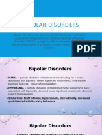 Bipolar Disorders and Psychotic Disorders, Conduct Disorder