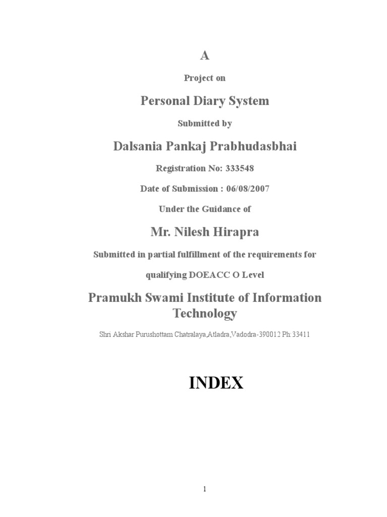 Personal Diary System Overview | PDF | Typefaces | Password