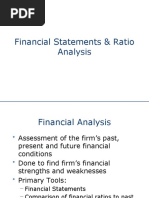 Financial Statements & Ratio Analysis