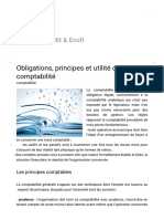 Obligations, Principes Et Utilité de La Comptabilité - Formation Audit Économie Comptabilité Finances