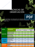 Tecnicas de Observación