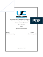 Revisão da Literatura sobre Seminários Metodológicos