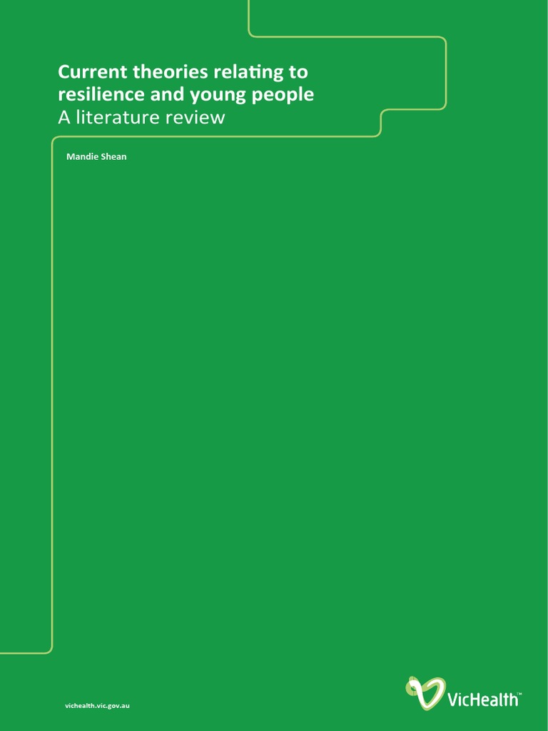 Current Theories Relating To Resilience and Young People | PDF