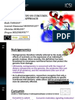 Nutrigenomic Study On Curcumin. A Computational Approach