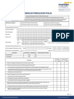 Formulir Pemulihan Polis