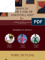 Group 1 - Irony in The Cask of Amontillado