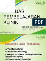 Evaluasi Pendidikan Klinik