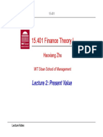 Present Value Analysis of Flu Vaccine Strategies