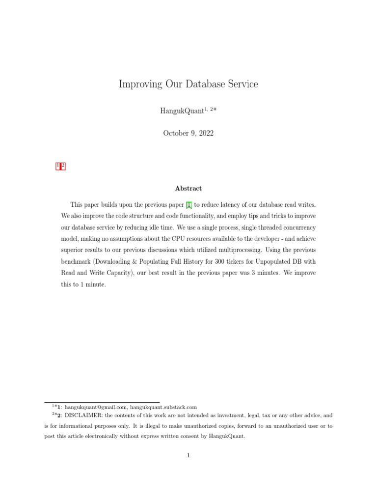 Database Optimization for Developers | PDF | Databases | Control Flow