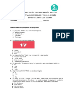 Evaluacion 5º Primer Periodo