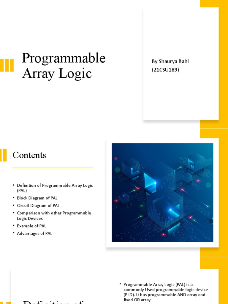 Programmable Array Logic | PDF