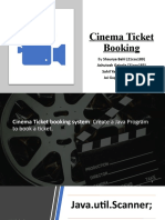 Cinema Ticket Booking