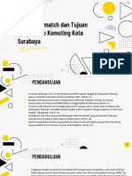 Spatial Mismatch Dan Tujuan Pergerakan Komuting Di Kota Surabaya