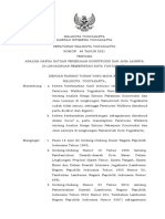 Perwali Yogyakarta No.84 Tahun 2021 TTG Analisa Harga Satuan Pekerjaan Konstruksi Dan Jasa Lainnya Di Lingkungan Pemerintah Kota Yogyakarta