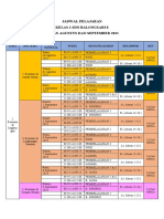 Jadwal Pelajaran PTM SDN Balongsari 8 TP 2021-2022