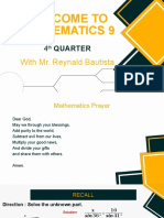 Reynald Angle of Elevation