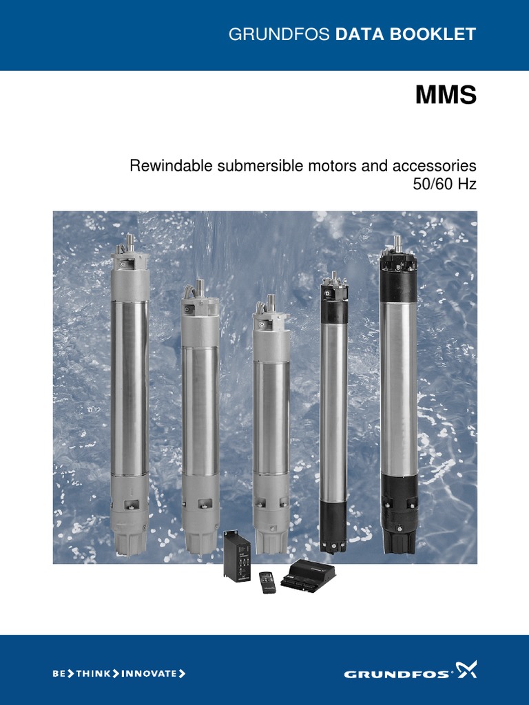 Grundfos MMS Rewindable Motors Guide | PDF | Electric Motor | Bearing ...