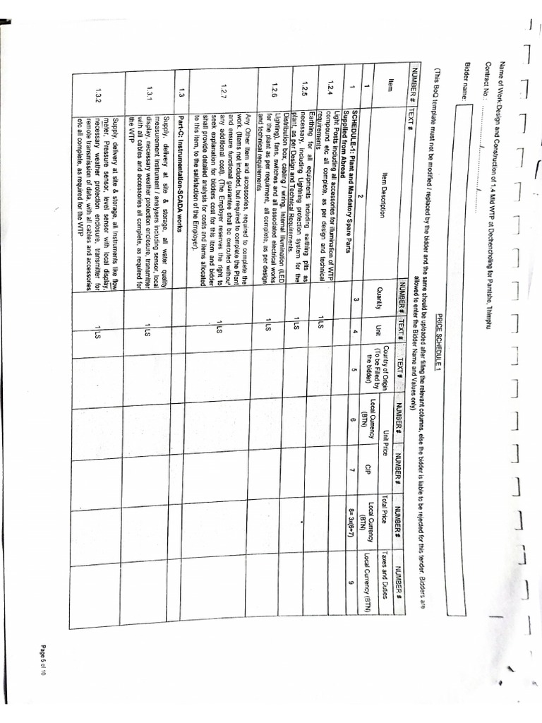 Tender | PDF