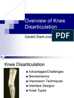 Overview of Knee Dis Articulation