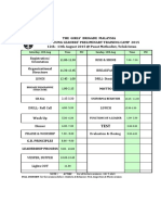 Ylpt Camp Time Table