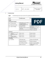 Operating Manual: 7. Troubleshooting