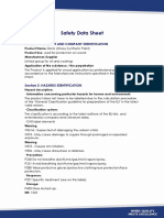 Safety Data Sheet for Borto Paint