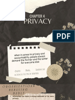 CHAPTER 4: PRIVACY LAWS AND FAIR PRACTICES
