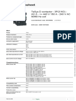 TeSys Deca Contactors - LC1D150U7