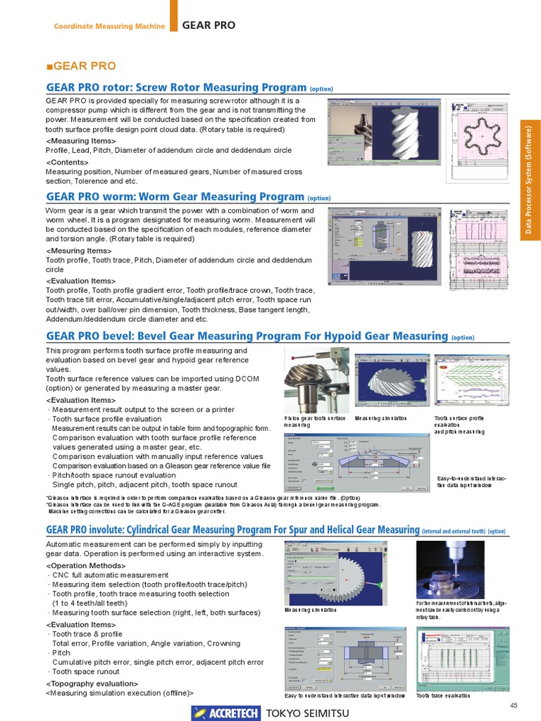 Gearpro e | PDF | Gear | Manufactured Goods